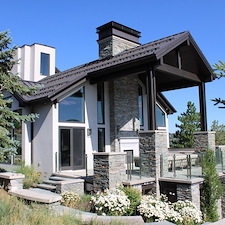 High-End-Exterior-Stain-and-Finish-on-Fascia-Trim-and-Beams-Park-City-Home 0